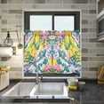 thumbnail image 4 of Yayeee Kitchen Curtains Tier Pair Light Filtering 27"x36" Rod Pocket Short Cafe Window Panel, Green Mountains, 4 of 7