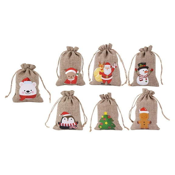 HIAKDOFT present Bag Linen 7Pcs 5.9x3.9in