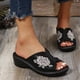 thumbnail image 1 of Sandalias de verano para mujer, zapatillas ligeras, tacones de cuña informales, zapatos de mujer Wmkox8yii  ytu10556, 1 of 9