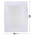thumbnail image 6 of Utopia Bedding Waterproof Mattress Protector, Twin XL Mattress Pad, Noiseless Quilted Fitted Cover with Deep Pocket Stretches up to 16 Inches (White), 6 of 9