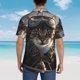 thumbnail image 4 of Fotbe Pilot Cat In Vintage Plane Camisa Hawaiana para Hombre Unisex – Camisa Casual de Verano con Botones de Manga Corta de Algodón y Lino,XX-Large, 4 of 7