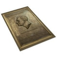 thumbnail image 3 of Print: Franklin Delano Roosevelt, On Bronze Plaque Used As Template For, 3 of 4