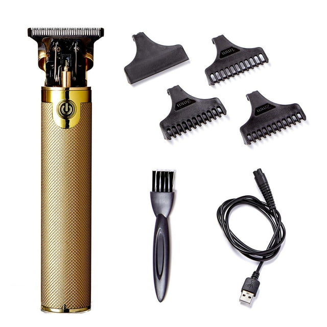 Cortadora de Pelo Inalámbrica RED by Kiss Negra Recargable con Cuchilla de Precisión para Hombre