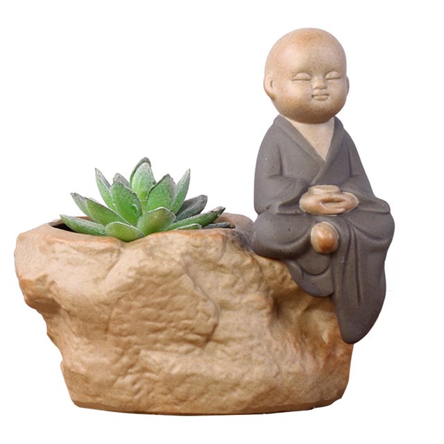 Succulent Pot Creative Cartoon Ceramic Flower Pot Gardening Pot for Home Office