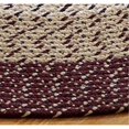 thumbnail image 2 of Better Trends SS-3PCB2472BUS 24 x 72 in. Reversible Country Braid Rug Set - Burgundy Stripe - 3 Piece, 2 of 3