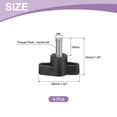 thumbnail image 2 of Uxcell Metric 304 Stainless Steel Clamping Screw Knob T Shaped Thumb Screws M6 x 16mm 4, 2 of 6