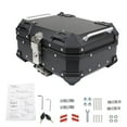 thumbnail image 4 of 22L Black Motorcycle Top Case Aluminum Motorcycle Trunk Tour Tail Box with Security Lock, 4 of 7