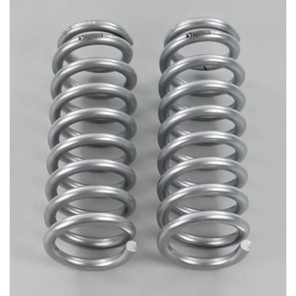 Fits 1975-1986 Chevrolet C10 Bell Tech Coil Spring 4702 2 Inch Drop; Powder Coated; Black; Set Of 2
