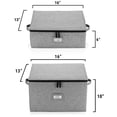 thumbnail image 2 of Set de estuches de almacenamiento para copas y vasos de vino STOZU con interior acolchado, 2 of 8