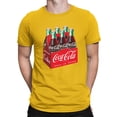 thumbnail image 2 of Officially Licensed Coca-Cola Six-Pack Bottle Retro Design Men's T-shirt, 2 of 3