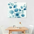 thumbnail image 3 of JEUXUS Plant Canvas Wall Art Decor: Living Room Modern Abstract Nature Botanical Painting Print Bedroom Minimalist Blue Eucalyptus Leaf Watercolor Picture Contemporary Gallery Artwork, 3 of 5
