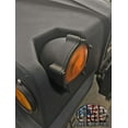 thumbnail image 2 of Front Turn Signal Assembly, 2 Pack, Black Housing with Amber LED Lens, Compatible with Military Humvee M998, 2 of 2