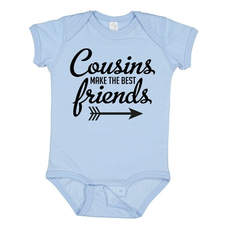 

Inktastic Cousins Make the Best Friends with Arrow Gift Baby Boy or Baby Girl Bodysuit