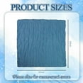 thumbnail image 6 of Holzlrgus Cheesecloth Napkins Set of 6, 20 x 20 Inch Gauze Dinner Cloth Napkins, Handmade Square Rustic Table Napkins for Parties Weddings Event Family Dinner Boho Boho Decoration, Peacock Blue, 6 of 7