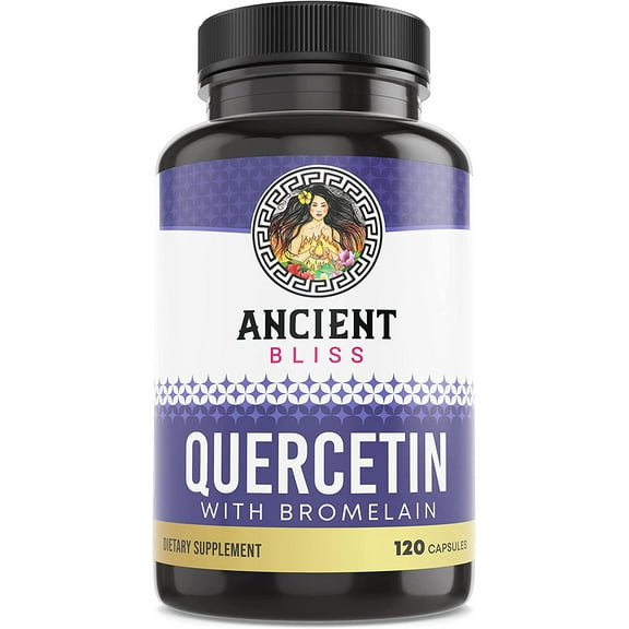 Ancient Bliss Quercetin with Bromelain ,Immune Supports Supplement-60Capsule