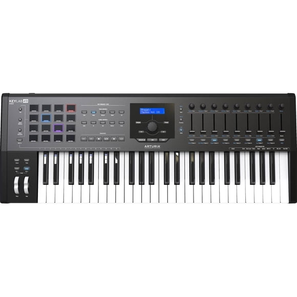 Arturia Keylab 49 MkII - Teclado MIDI (49 llaves, Botones, Palanca, Giratorio, Negro, Multicolor, US