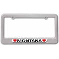 thumbnail image 1 of Montana Love with Hearts License Plate Frame, 1 of 1