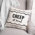 thumbnail image 3 of Creative Products Creep It Real 18 x 18 Spun Poly Pillow, 3 of 3