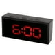 thumbnail image 5 of Reloj despertador digital con espejo, reloj despertador digital con espejo junto al reloj electrónico, reloj inteligente digital de diseño elevado, 5 of 14