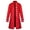 Red Jacket for Men, variant on Men's Gothic Coat Jacket Long Sleeve Jacket Button-up Stand-up Collar Coat Fashion Medieval Uniform Jacket with Pocket Solid Color Red L