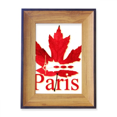 thumbnail image 1 of Maple City Outline Paris Photo Frame Exhibition Display Art Desktop Painting, 1 of 3