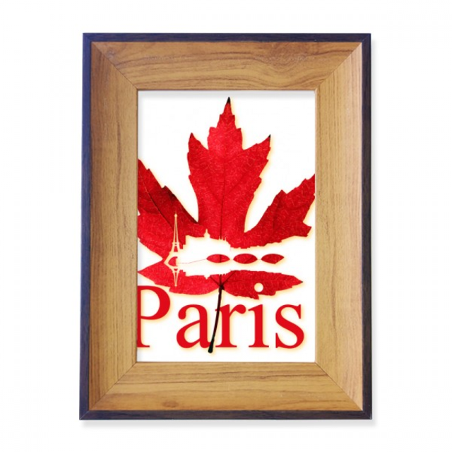 Maple City Outline Paris Photo Frame Exhibition Display Art Desktop Painting