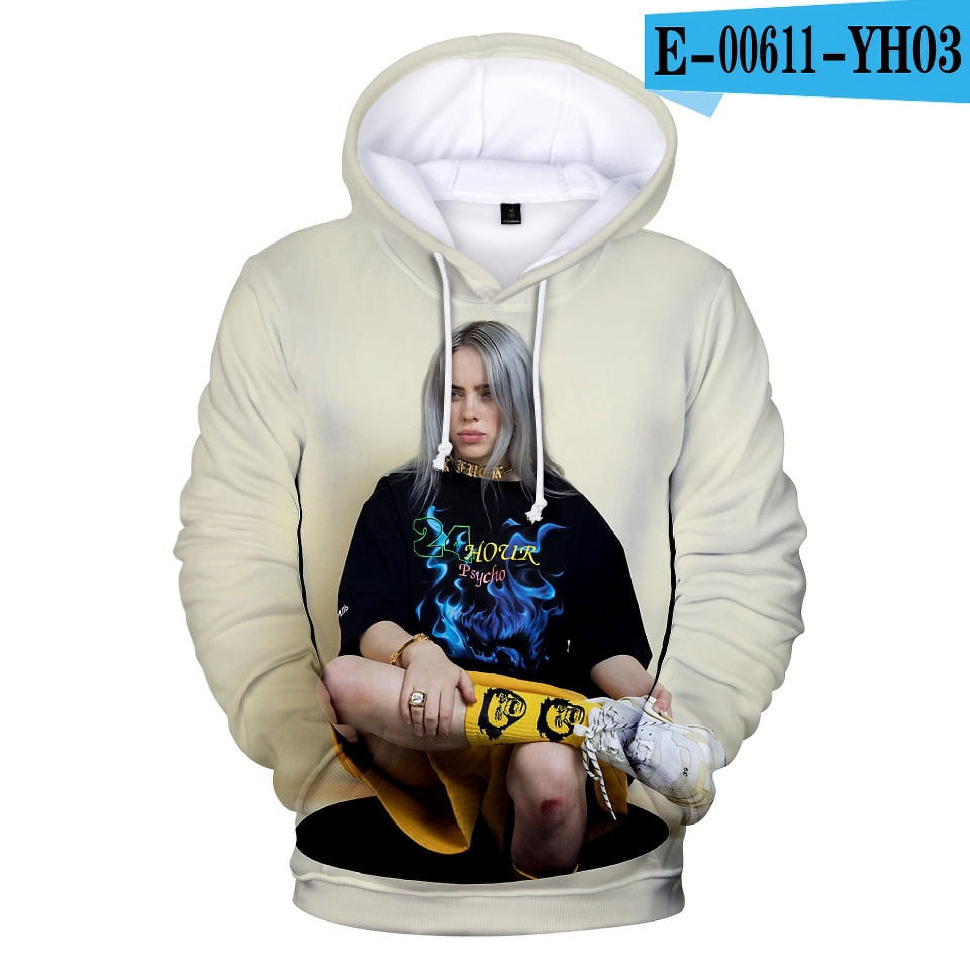 Billie Eilish Hoodie Women Hooded Top Hot Autumn Casual Style