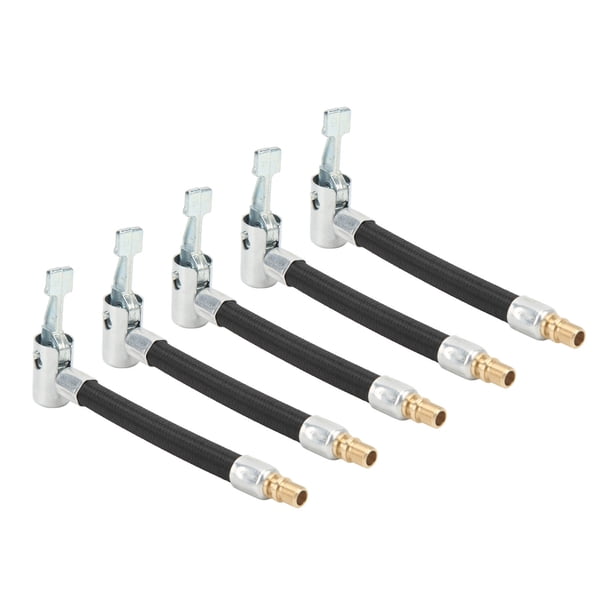 Adaptador de tubo de bomba de aire, 5 piezas, 10 cm, inflador de neumáticos, tubo de inflado de neumáticos, manguera de bomba de aire, artesanía excepcional