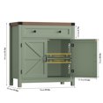 thumbnail image 2 of Homfa Farmhouse Buffet Sideboard with Drawer, Coffee Bar with Adjustable Shelf for Kitchen Dining Room Entryway, Green, 2 of 7