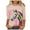 Pink, variant on Womens Pink Vintage Western Cowgirl Horse Print T Shirt Retro Cowboy Desert Pattern V Neck Long Sleeve Tee Cute Tops