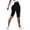 Black, variant on QHFBli Biker Shorts Womens Seamless High Rise Tummy Control -Lifting Solid Color Shorts Summer Cozy Athletic Legging
