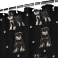 thumbnail image 3 of Schnauzer Dog Shower Curtain 72"x72" ,Bathroom Decorative Shower Curtains Set with 12 Hooks,Modern Waterproof Washable Shower Curtain, 3 of 6