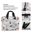 thumbnail image 4 of FORMRS 16" Laptop Bag Carrying Sleeve Case with Handle Travel Shoulder Briefcase, Cartoon Blue Houses, 4 of 8