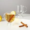 thumbnail image 5 of Viski Raye Hot Toddy Glasses, Irish Coffee Drinking Glasses Set of 2, 12 oz, 5 of 8