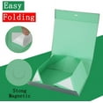 thumbnail image 4 of Large Gift Boxes with Lids 5 Pack 13X11X5.3 Inch Large Green Gift Box with Ribbon Foldable Gift Boxes for Presents Shredded Paper for Gift Box with Cards, 4 of 14