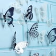 thumbnail image 2 of 18 piezas de pegatinas de pared de mariposas en 3D Sincero para decoración de dormitorio, 2 of 7