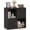 Black, variant on Costway 4-Cube Bookcase with Dual Anti-Tipping Kits & 2 Cabinets Storage Organizer White