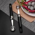thumbnail image 5 of Cuchara para cavar Cucharas de metal Cucharas para postre de helado Cuchara de acero inoxidable Máquina para hacer bolas de melón Utensilio de cocina Utensilios de cocina, 5 of 5