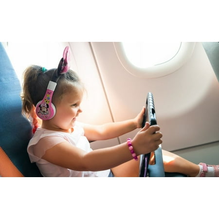 eKids - Minnie Mouse Bluetooth Wireless Headphones - pink