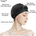 thumbnail image 2 of 2PCS Silicone Swim Cap,Comfortable Bathing Cap Ideal for Curly Short Medium Long Hair, Swimming Cap for Women and Men, Shower Caps Keep Hairstyle Unchanged, 2 of 7