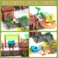 thumbnail image 4 of 90 Pcs Train Set, Electric Train Tracks Set with 2 Race Cars & Train Tracks, Toddler Train Set Toy for 3 6 Year Old Boys Birthday Gifts, 4 of 8