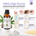 thumbnail image 4 of Aceite de ricino SAVILAND, negro jamaicano, orgánico, prensado en frío, 60 ml, 4 of 7