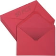 thumbnail image 1 of wqlpp-50 Pack Kraft Envelopes Self-Sealing, A7 Greeting Card Mailing Envelopes for Invitations Wedding Announcements Sage Red, 1 of 4