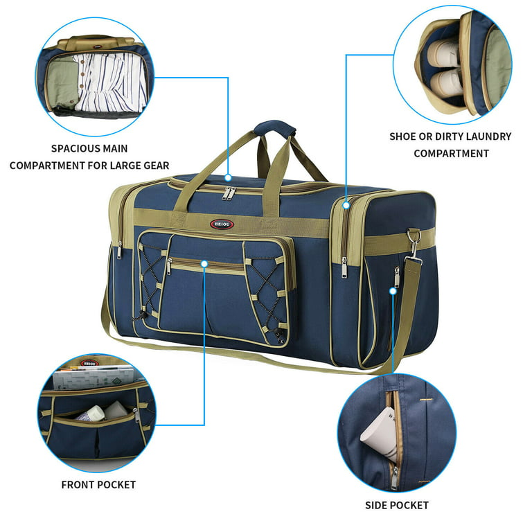 Extra Large Duffle Bag Lightweight Overnight Weekender Carry Handbag Luggage