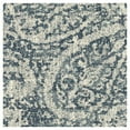 thumbnail image 3 of Cole Classics Square Storage Ottoman with Lift Off Top Blue/Gray Paisley: Upholstered Footstool, Wood Legs, No Assembly Required, 3 of 4