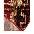 thumbnail image 7 of Unique Loom Saturn Collection Area Rug - Aura (7' Round Burgundy/Cream), 7 of 7