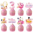 thumbnail image 3 of Cupcake Toppers Hokinaa Little Miss Threenager para su tercer cumpleaños, 3 of 8