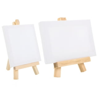 .com: 160Pcs Mini Canvas and Easel, 4x4 Inches Mini Canvases