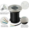 thumbnail image 2 of Projecteur Extérieur Encastré pour GU10, IP65 Étanche LED Projecteur de Terrasse Extérieur Rond et passable pour Extérieur, 230V Rond, 2 of 4
