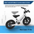 thumbnail image 5 of Hiboy BK1 Electric Balance Bike for Kids, 12 Inch Tires, 150W Peak Motor, Adjustable Seat, 21.6V/2.6Ah Battery, Electric Bike for Kids Ages 3-5, 5 of 6